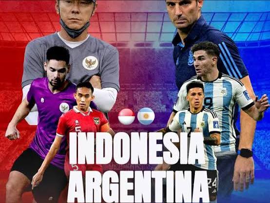 Laga Indonesia vs Argentina Sudah Tercantum di Situs FIFA