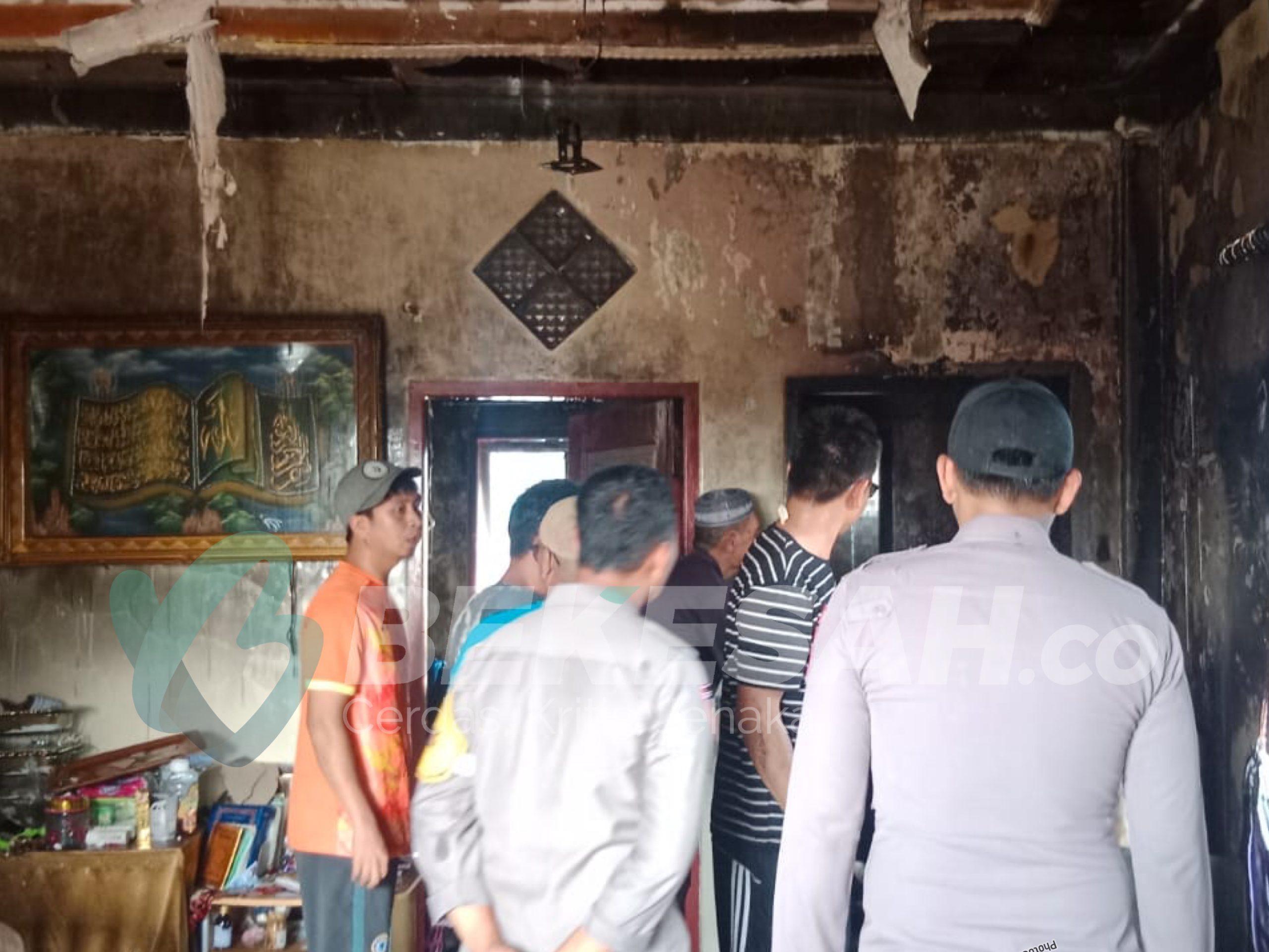 Ditinggal Pemilik ke Puskesmas, Rumah di Pasar Lama Citramas Loktuan Terbakar