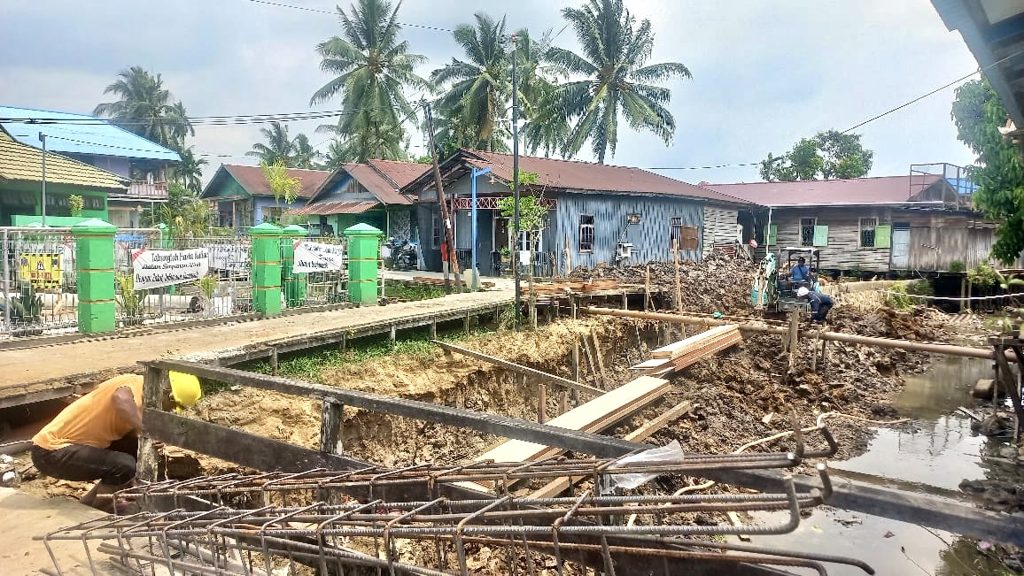 Proyek Pencegahan Banjir di Guntung Dimulai, Warga Bersedia Direlokasi