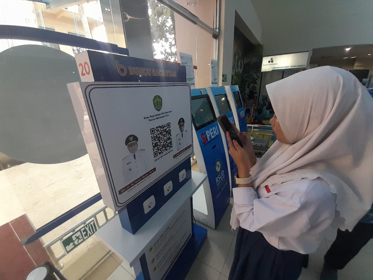 Cukup Scan QR Barcode, Nikmati Baca Buku Digital Gratis di RSUD Taman Husada Bontang