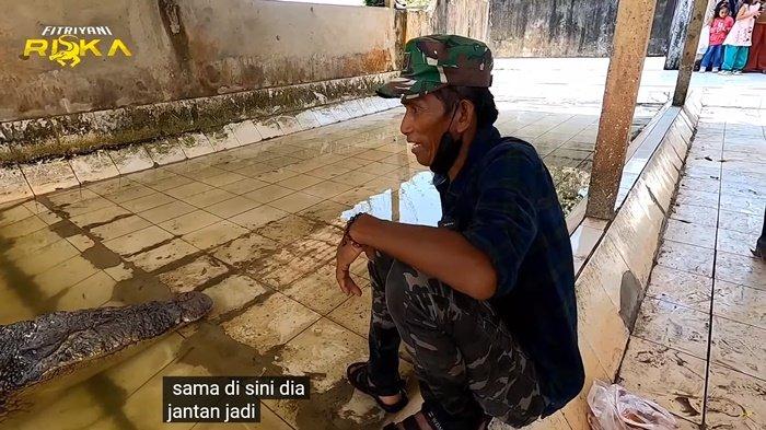 Pak Ambo ingin Buaya Riska Kembali Kepadanya Meski Dilarang BKSDA Kaltim