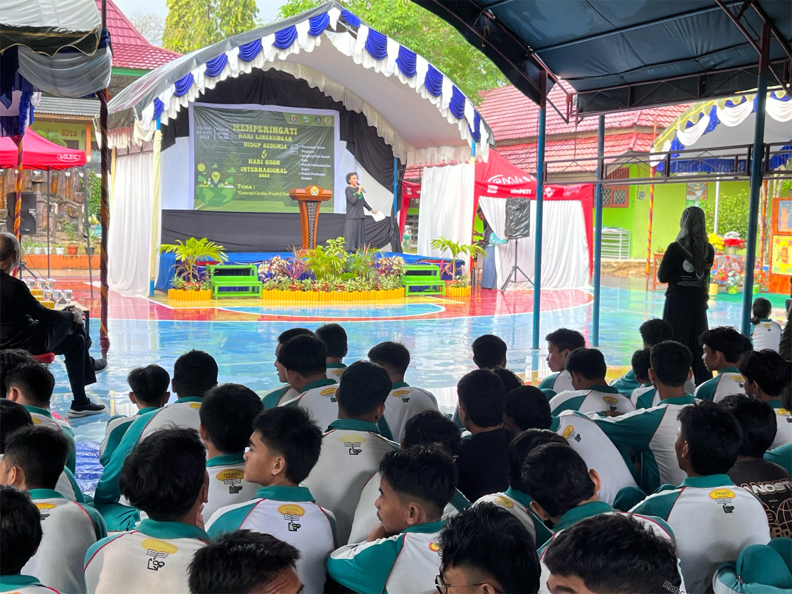 Dorong Pemulihan Lingkungan, PT KPI Gandeng Pelajar SMA Negeri 2 Bontang  Kurangi Penggunaan Sampah Plastik