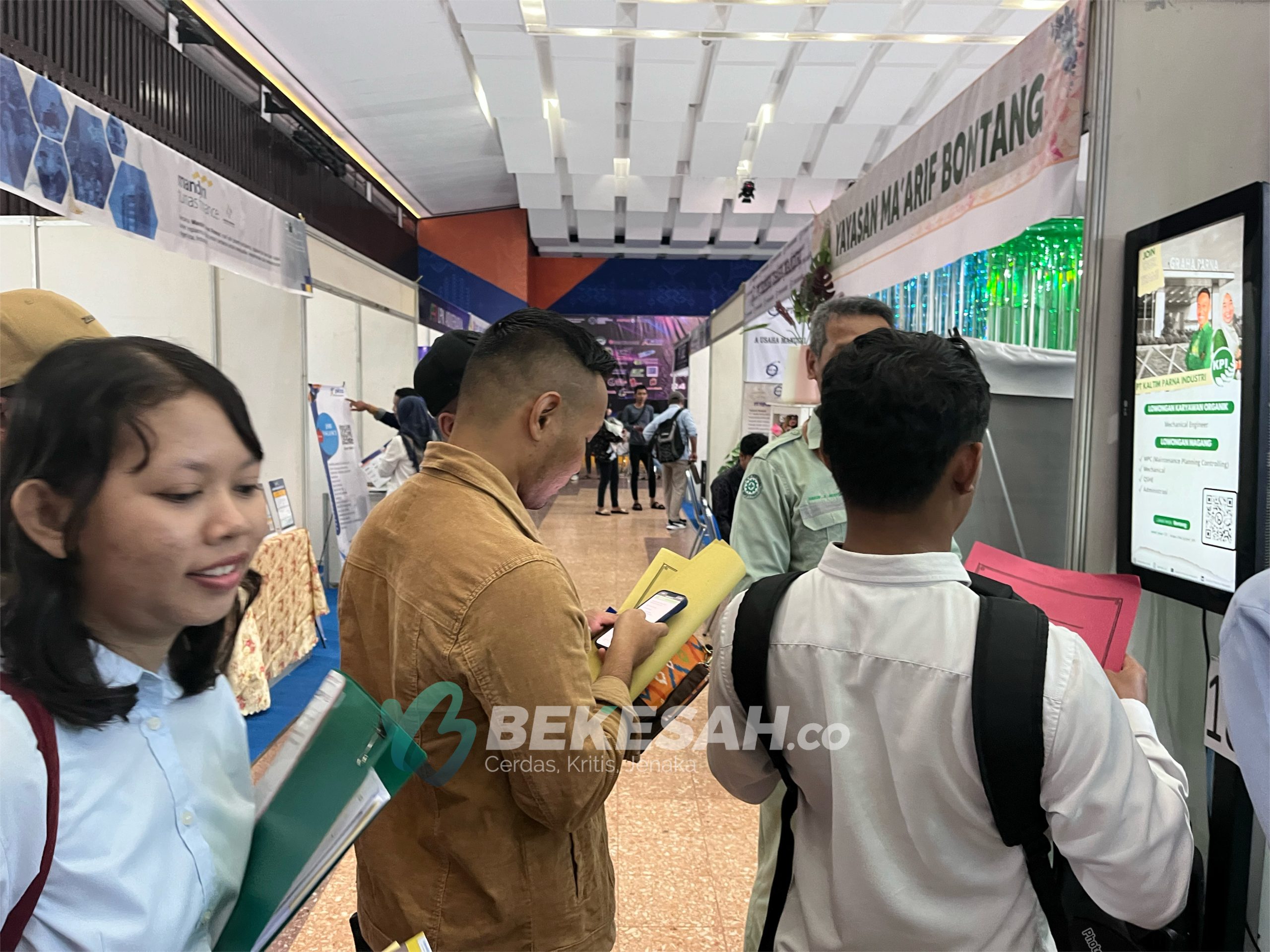 Job Fair Bontang Ramai Diikuti Pencari Kerja, Berharap Rutin Digelar Tiap 3 Bulan