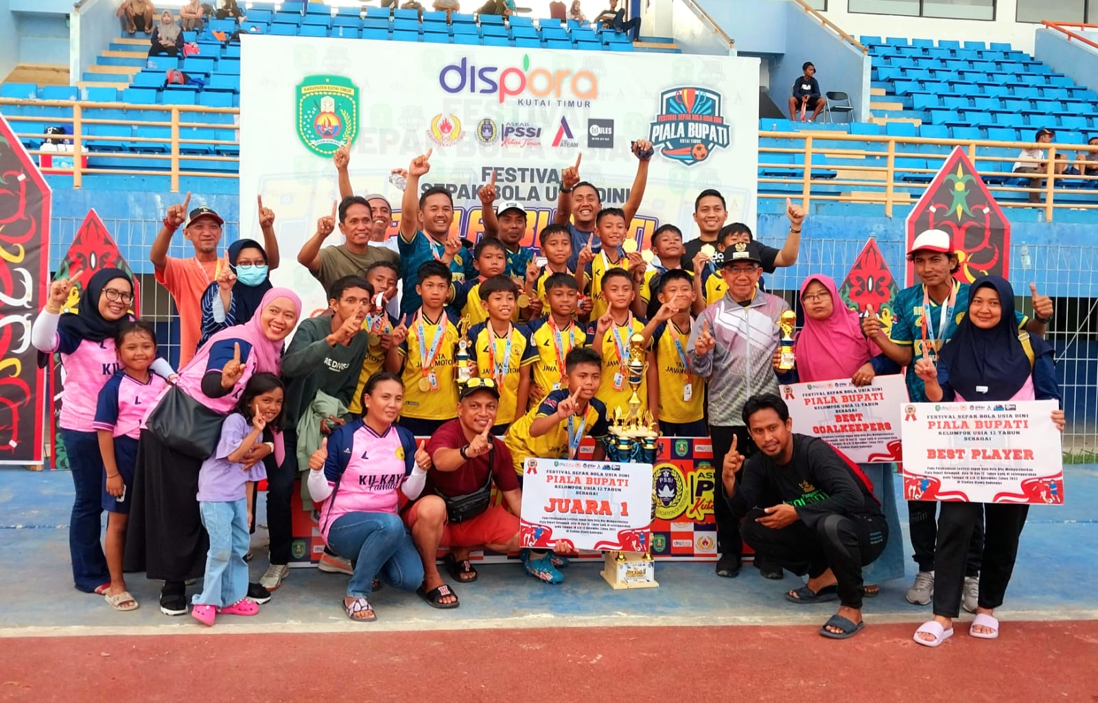 Ini 2 Klub yang Juarai Festival Sepak Bola Usia Dini se-Kaltim di Kutim