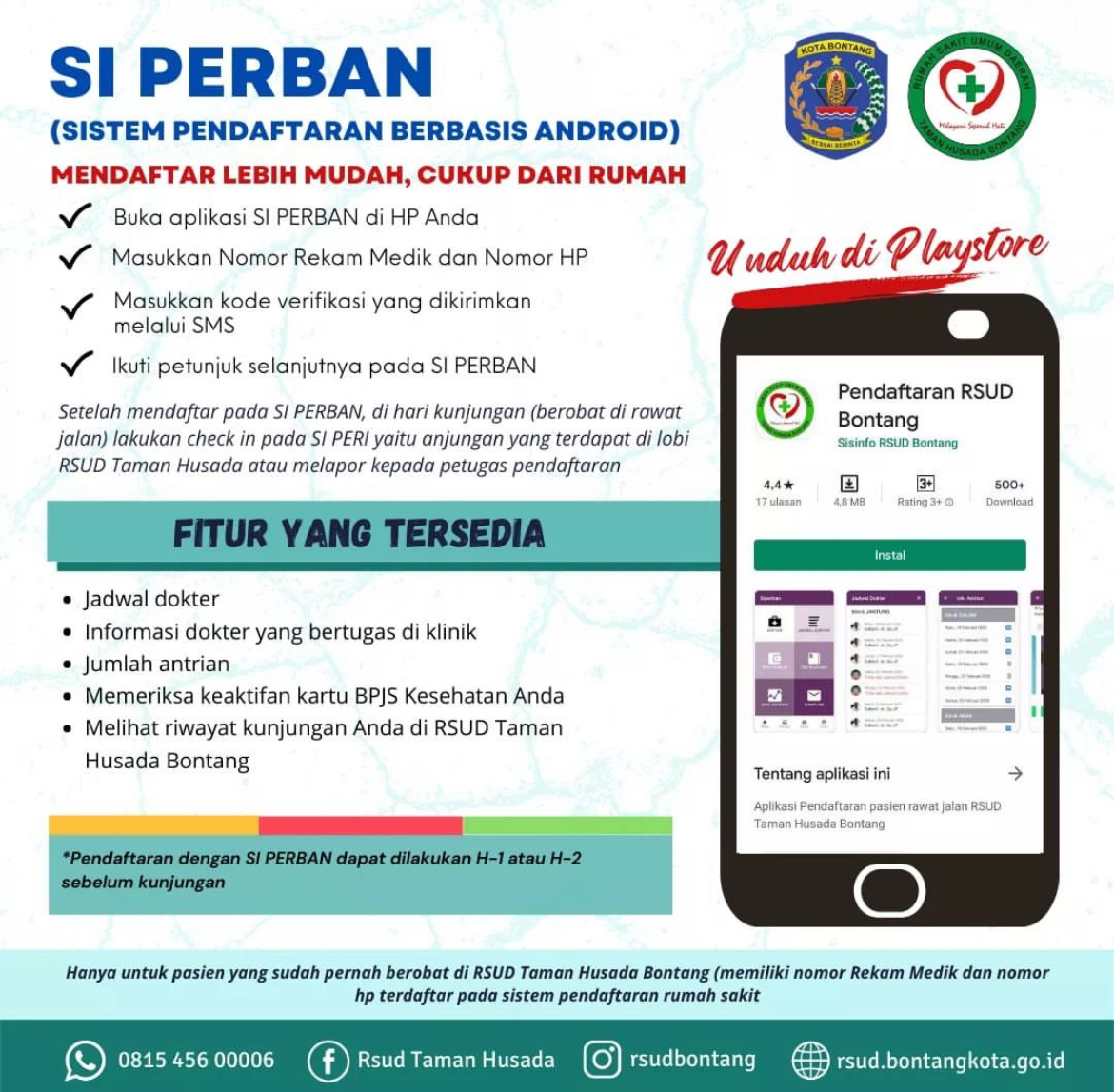 Daftar Berobat di RSUD Taman Husada Bisa dari Rumah, Cukup Download Aplikasi Ini