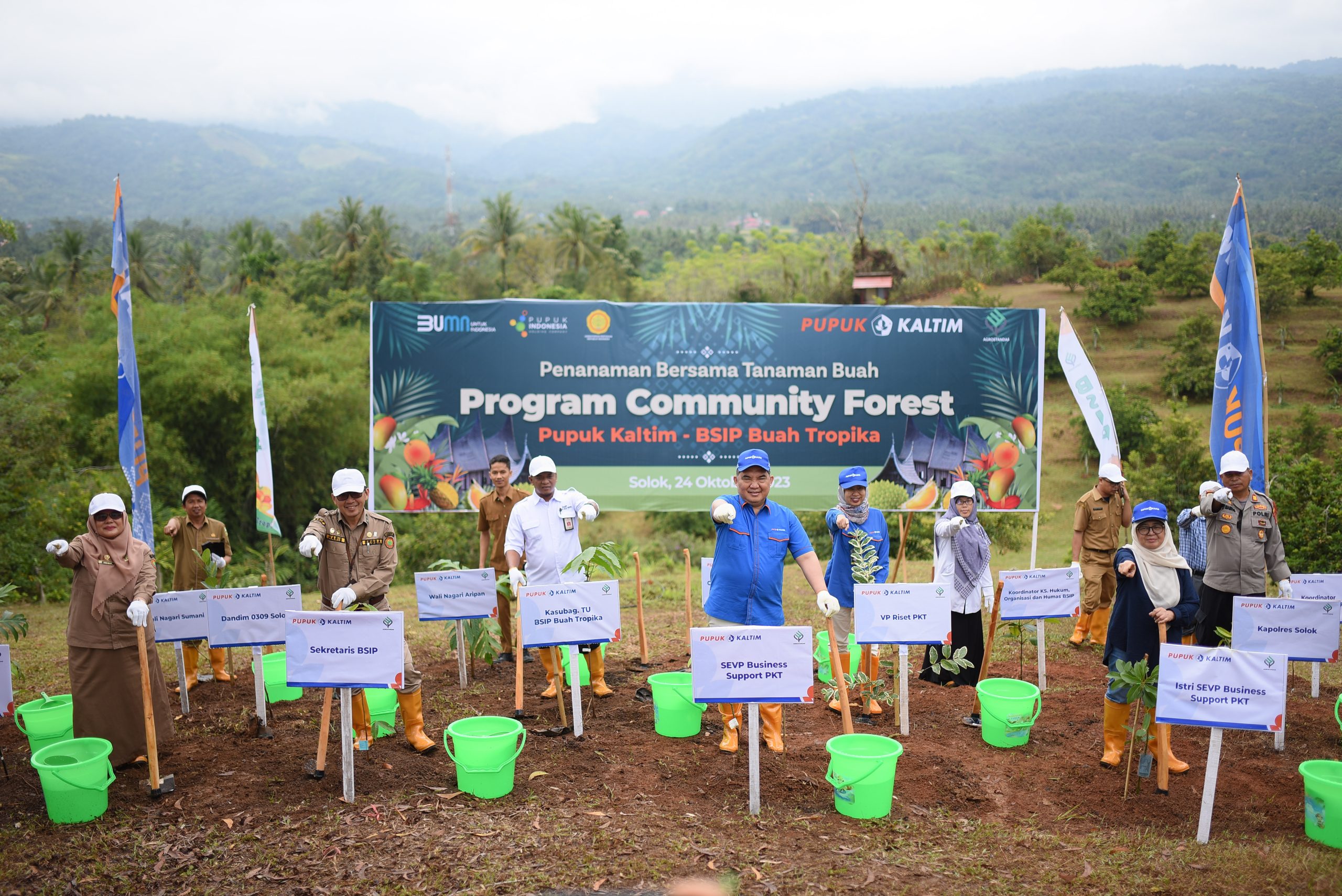 Jalin Kerjasama Community Forest Bersama BSIP, PKT Target Tanam Ribuan Pohon