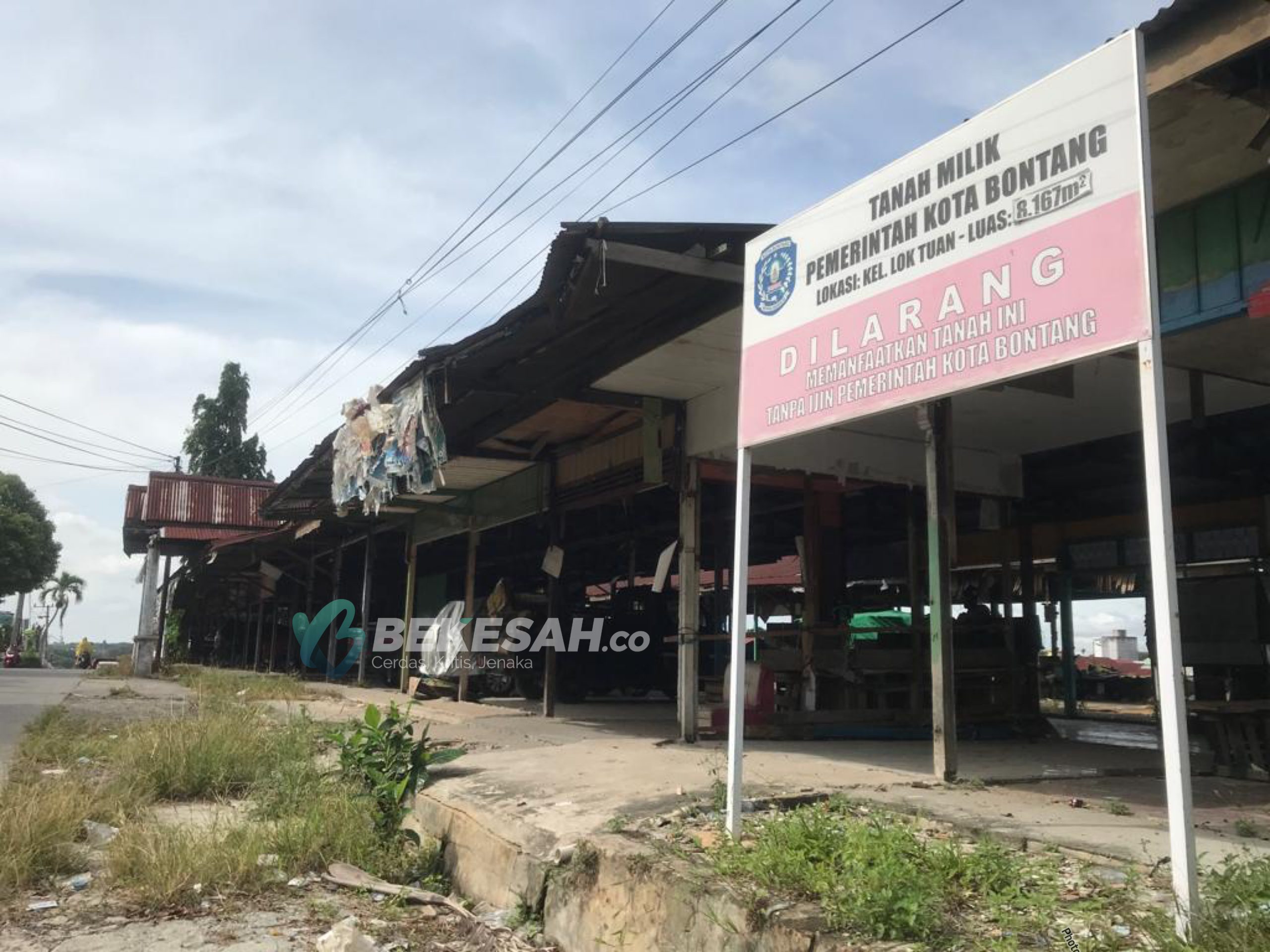 2 Tahun Lahan Kosong, Desakan Bangun Kembali Pasar Citra Mas Loktuan Menguat