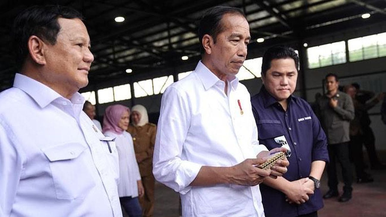 Resmikan Pabrik di Bontang, Jokowi Ajak Prabowo, Erick Tohir, dan Arifin Tasrif