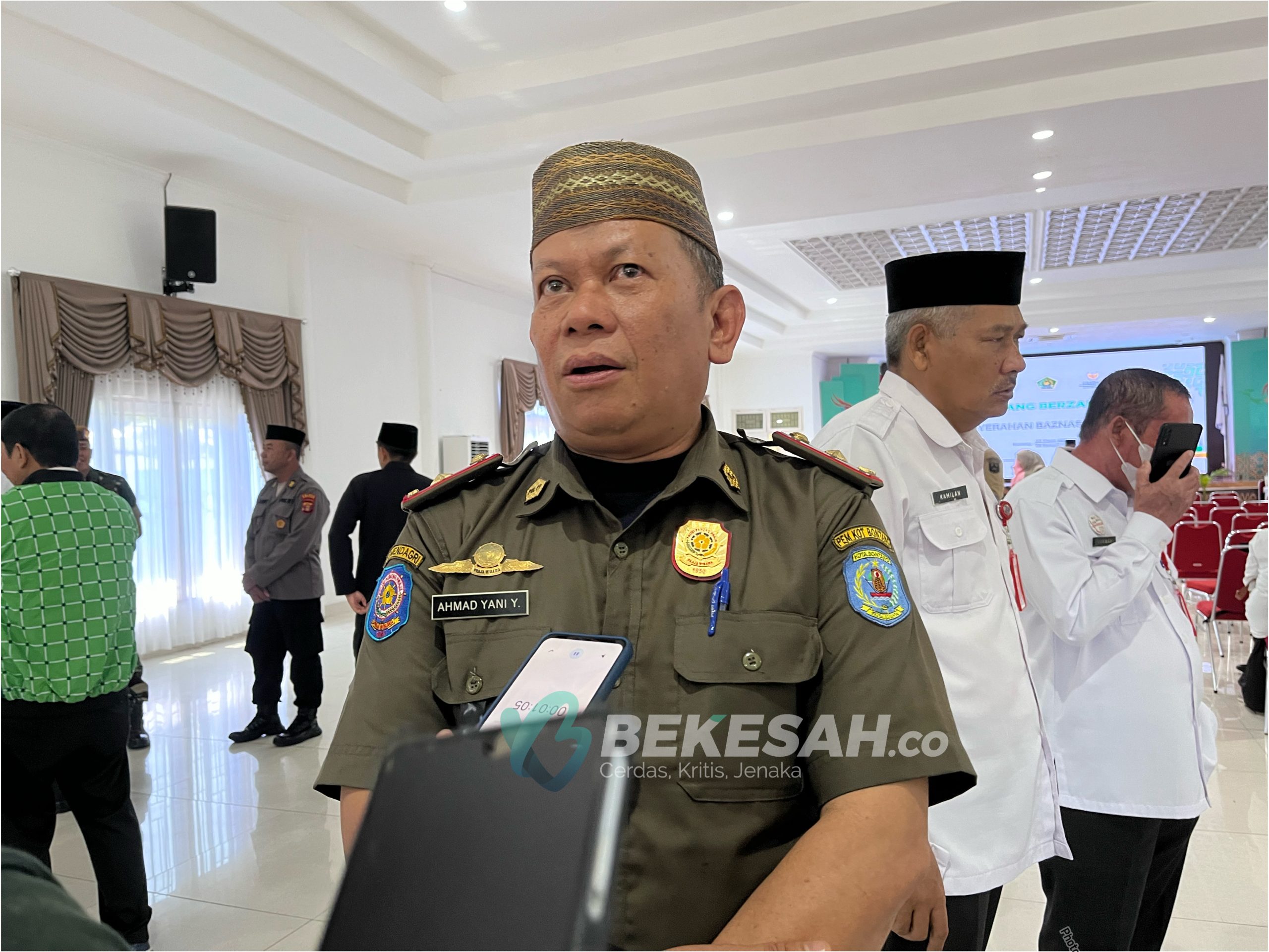 Satpol-PP Bontang Imbau Masyarakat Jangan Berikan Infak Peminta-minta Modus Sumbangan Masjid