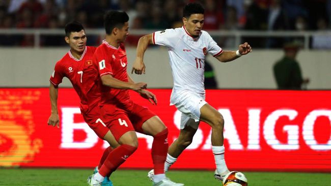 Indonesia Menang Telak 3-0 di Kandang Vietnam