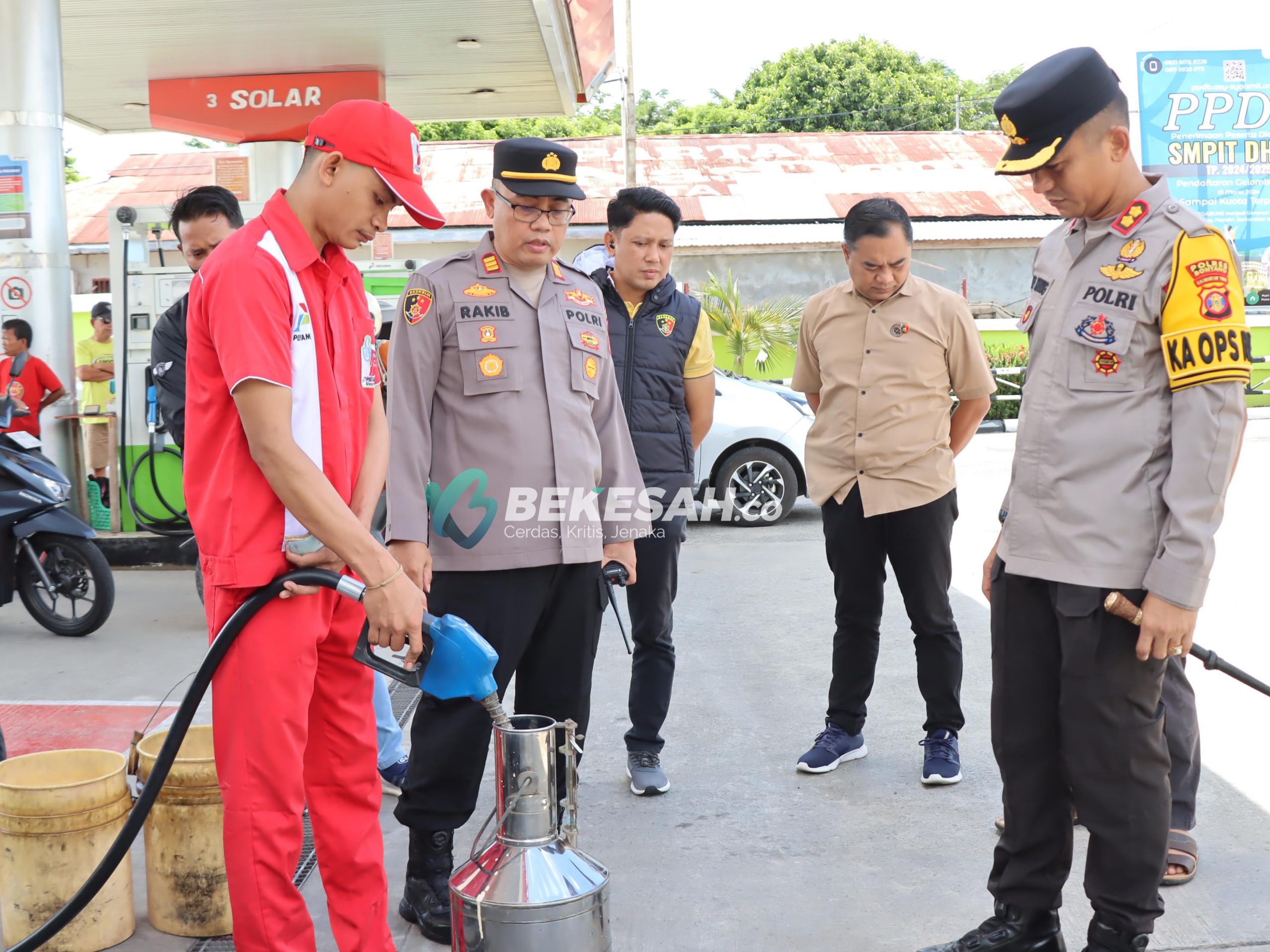 Antisipasi Praktik Curang Oknum SPBU, Kapolres Bontang Turun Langsung