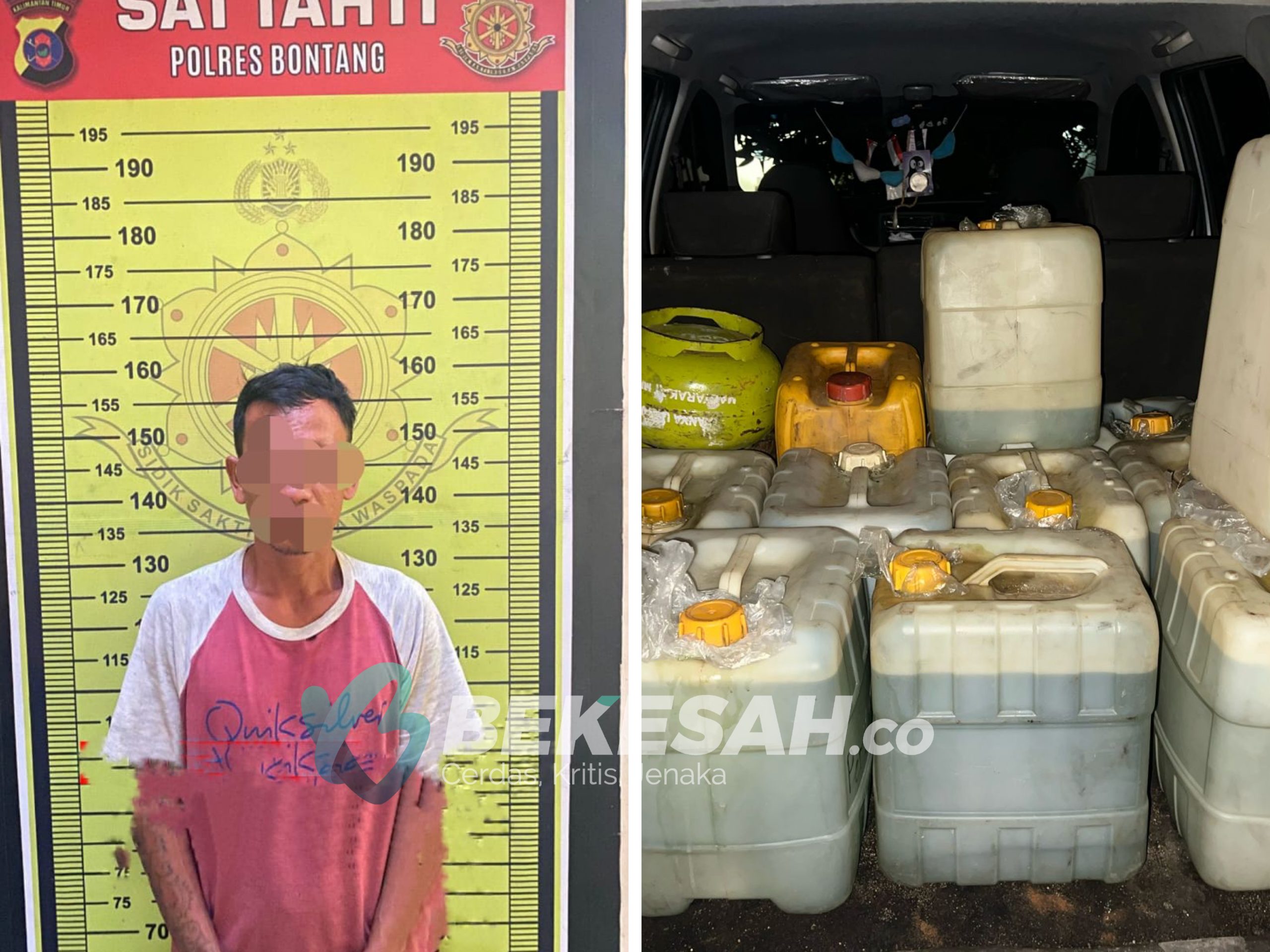 3 Kali Isi Bensin Dalam Sehari, Pengetap Pertalite di Bontang Diringkus Polisi