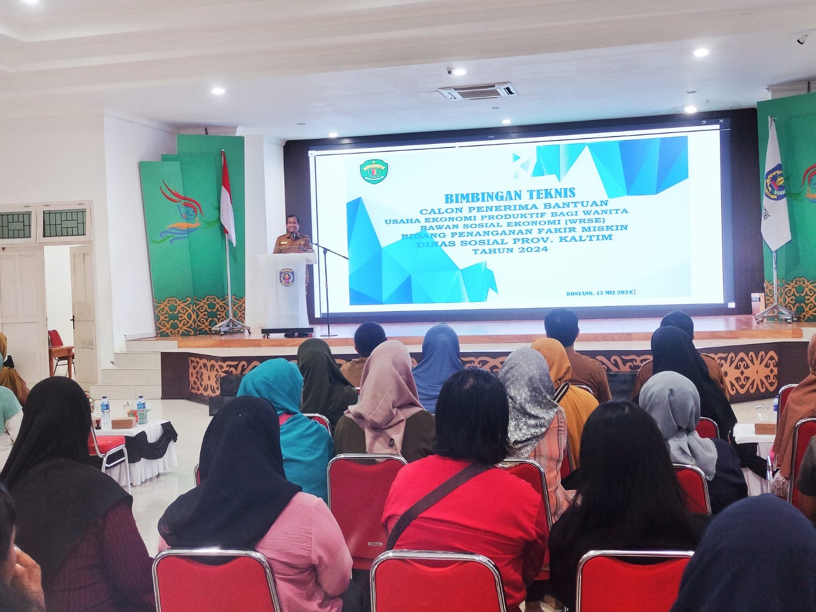 Pemkot Bontang Buka Acara Bimtek Calon Penerima Bantuan Usaha Ekonomi Produktif WRSE, Ada 50 Penerima Manfaat