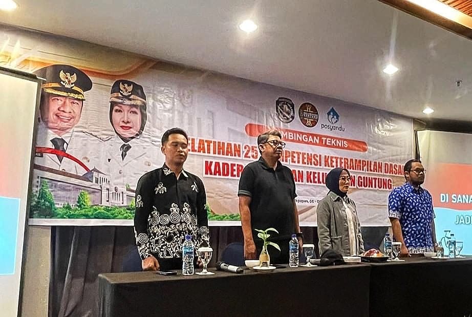 Tingkatkan Kualitas Kesehatan Basri Buka Bimtek Pelatihan 25 Kompetensi Keterampilan Dasar Kader Kesehatan Kelurahan Guntung