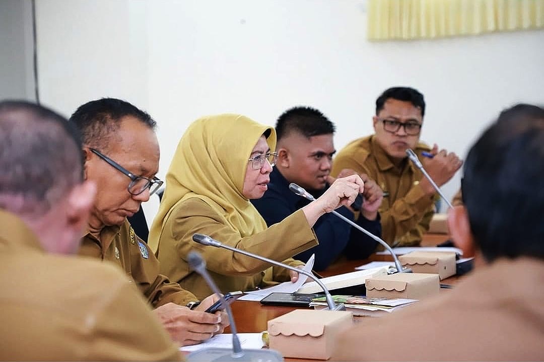 Wakili Pemkot Bontang, Sekda Aji Erlynawati Pimpin Rapat Strategi Penurunan Stunting