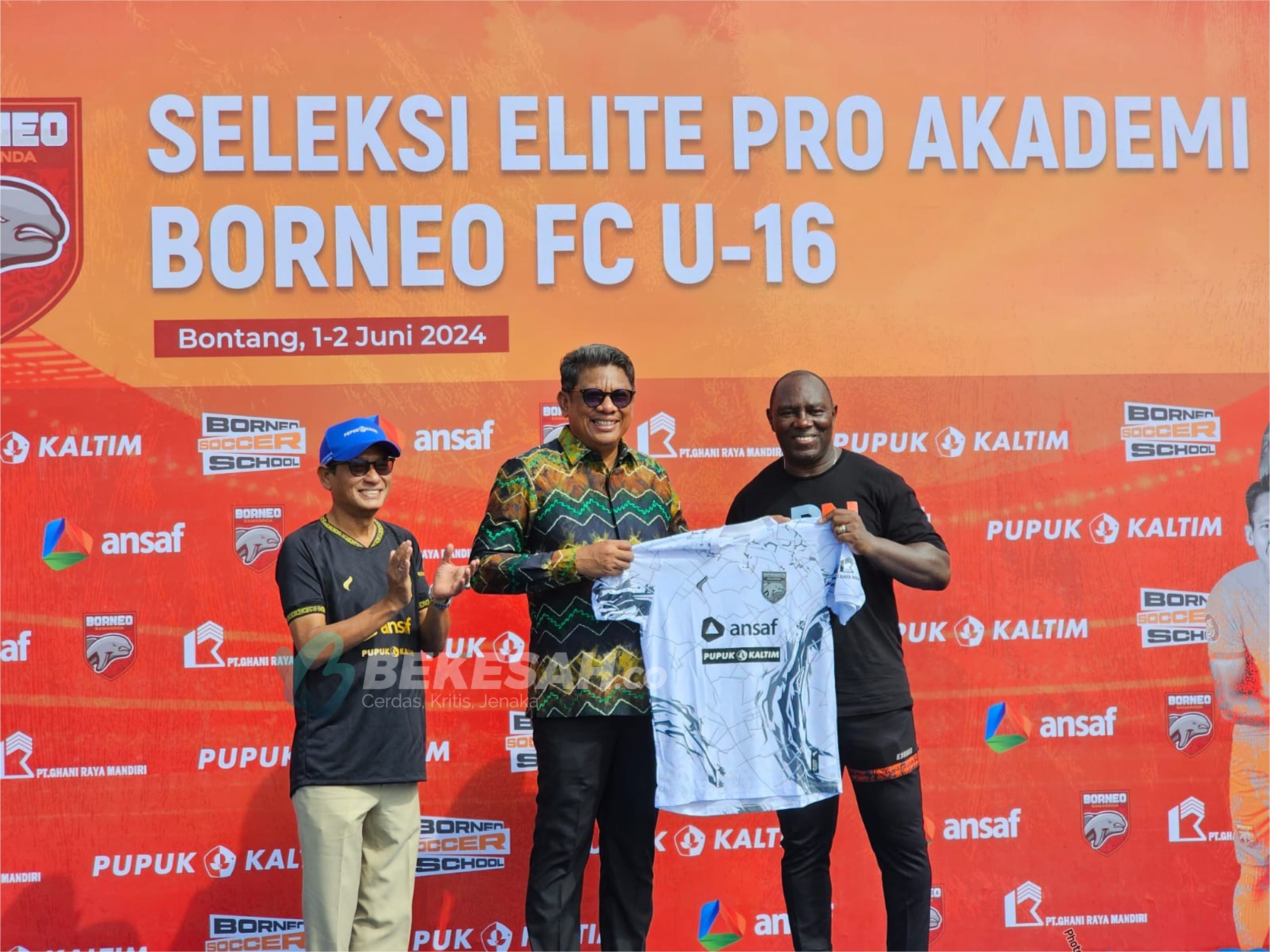Seleksi U-16 Borneo FC di Mulawarman, Basri Rase Harap Anak Bontang Bisa Main di Liga Nasional