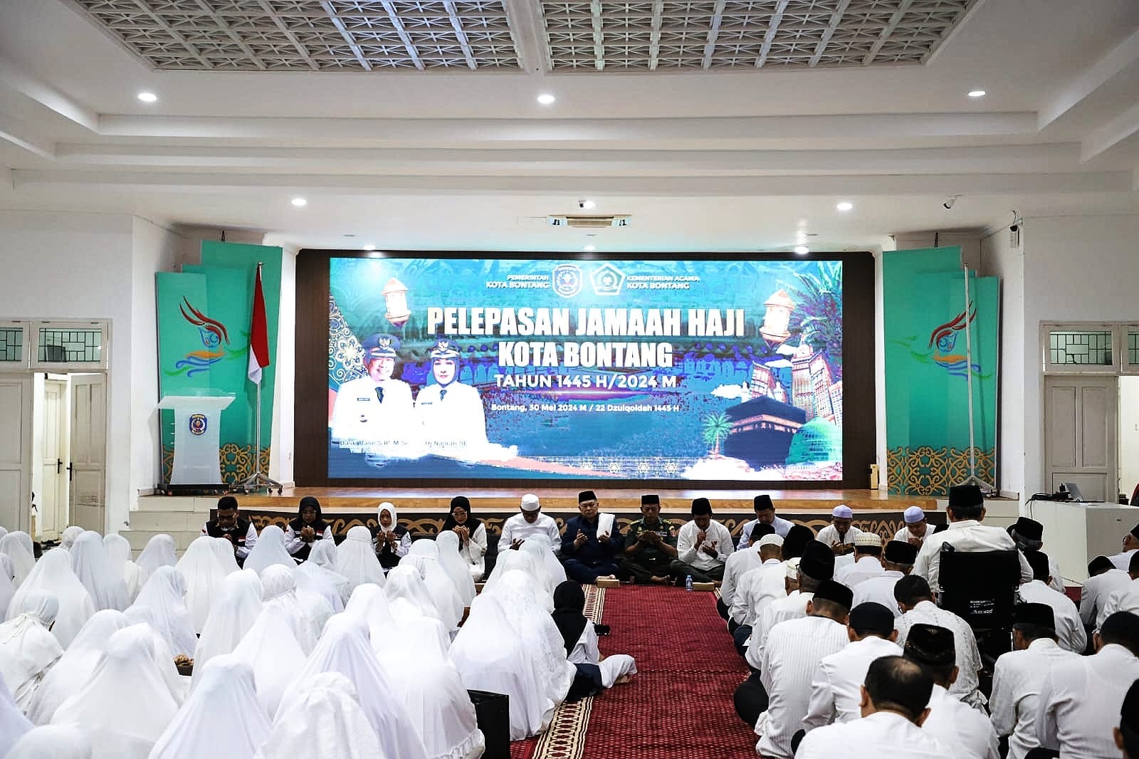 Pemkot Bontang Gelar Acara Pelepasan 152 Jamaah Haji 2024