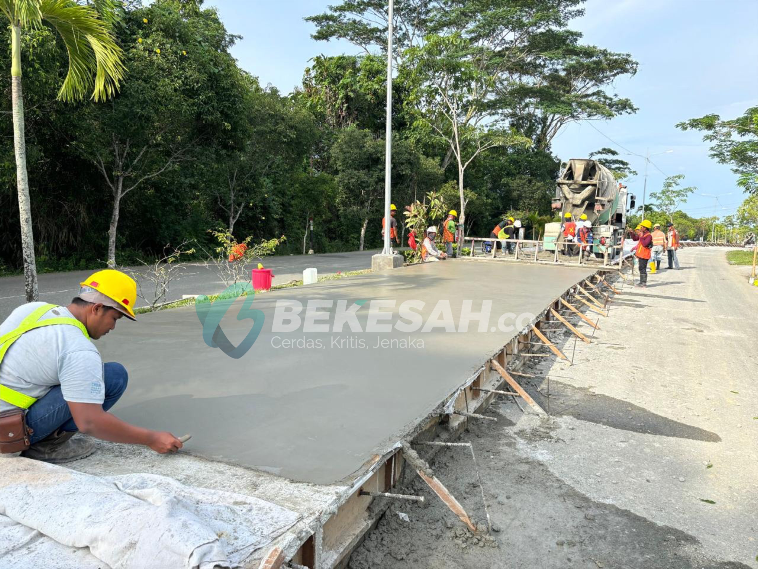 Selain Berhasil Tangani Banjir, Pemkot Bontang juga Fokus Perbaiki Jalan di Kawasan Industri